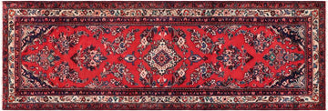 handmade Traditional Kashan Red Beige Hand Knotted RUNNER 100% Wool Pile area rug 3x9